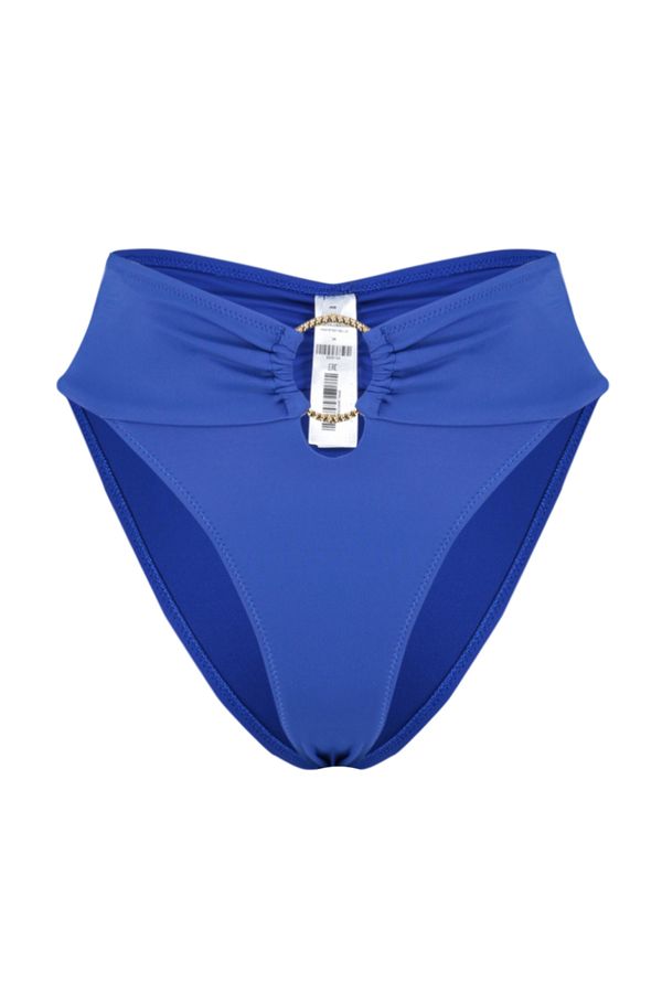 Trendyol Trendyol Saxe Blue Accessory High Waist High Leg Regular Bikini Bottom
