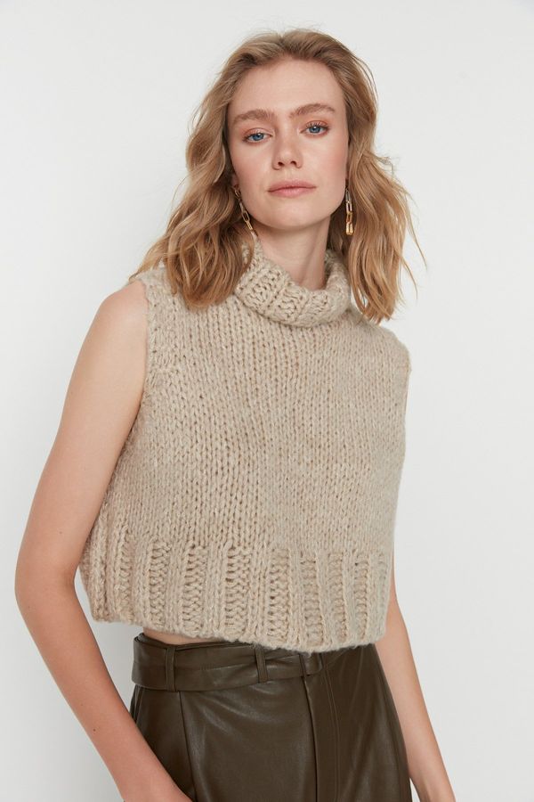 Trendyol Trendyol Stone Crop Turtleneck Knitwear Sweater