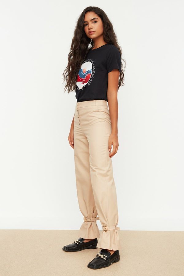 Trendyol Trendyol Stone Front Buttoned Trousers
