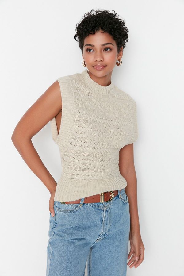 Trendyol Trendyol Stone Knit Detailed Knitwear Sweater