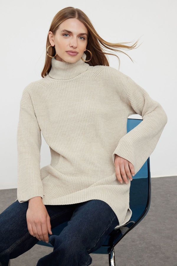 Trendyol Trendyol Stone Turtleneck Knitwear Sweater