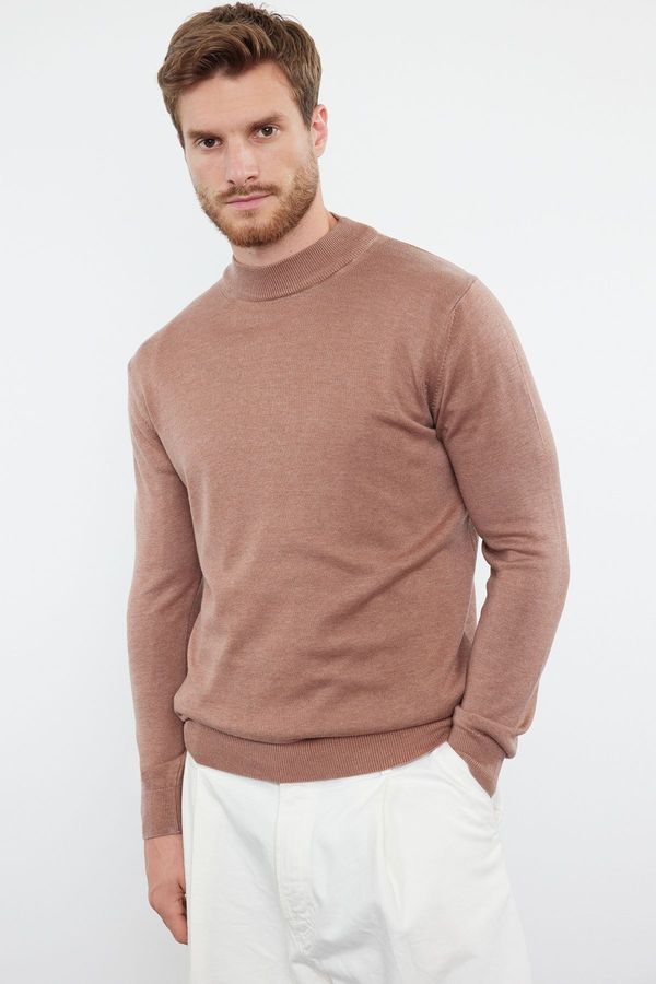 Trendyol Trendyol Tile FL Slim Half Turtleneck Plain Knitwear Sweater