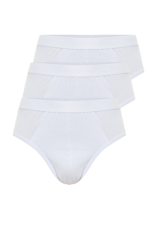Trendyol Trendyol White 3 Pack Basic Slip Panties