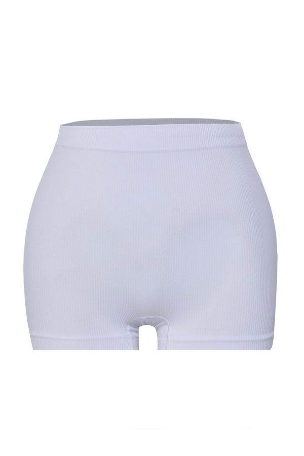 Trendyol Trendyol White Single Seamless Plain Boxer Briefs