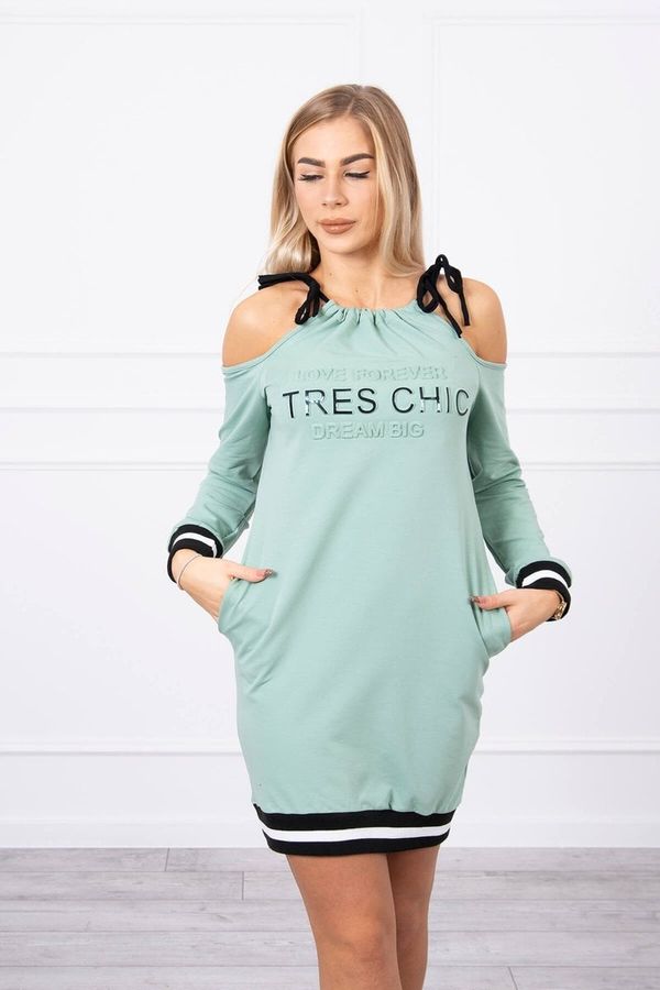 Kesi Tres Chic Dress Dark Mint