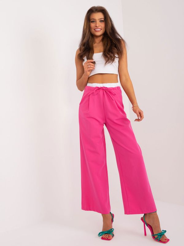 Italy Moda Trousers-DHJ-SP-A7327TR.26-fuchsia