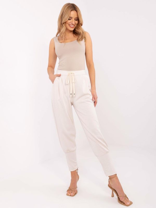 Italy Moda Trousers-MI-SP-61700.80P-beige