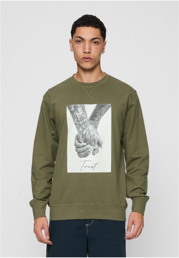 Mister Tee Trust 2.0 Crewneck Olive
