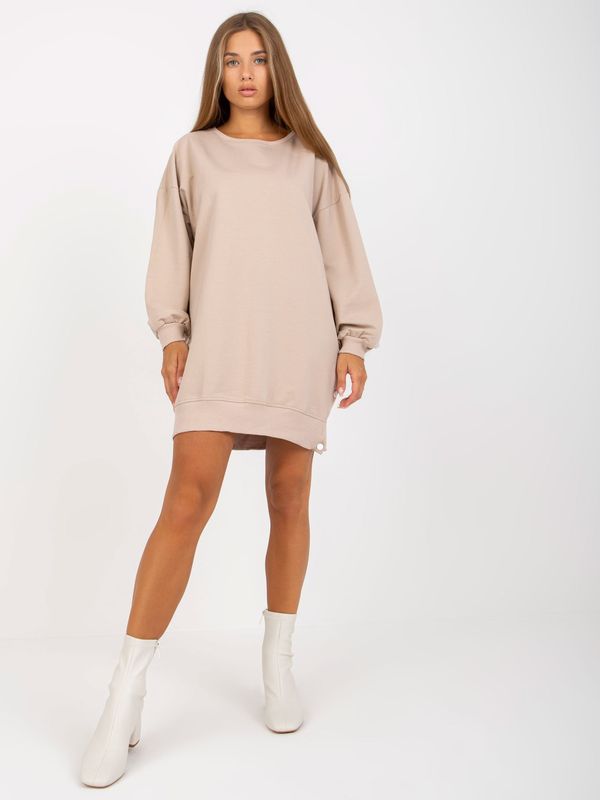 RUE PARIS Tunic-RV-TU-8062.19P-Beige