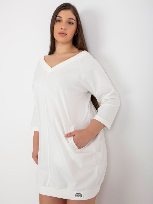 RELEVANCE Tunic-RV-TU-8527.20P-ecru