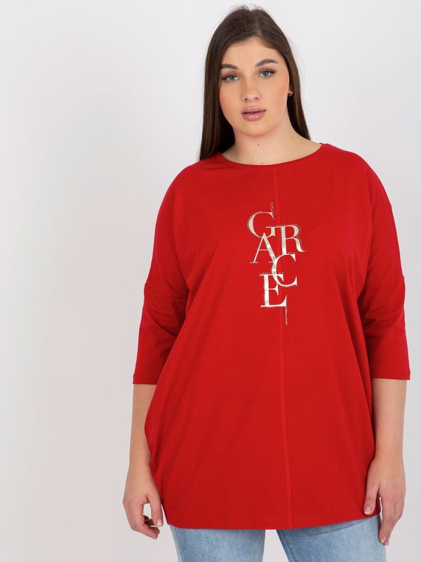 RELEVANCE Tunic-RV-TU-8534.63P-Red