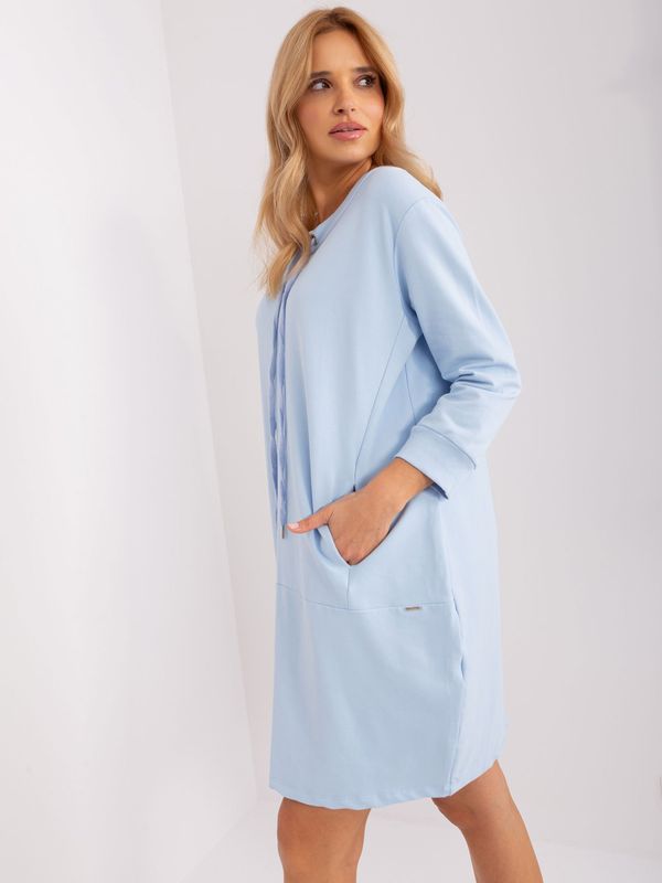 RELEVANCE Tunic-RV-TU-9052.04-Light Blue