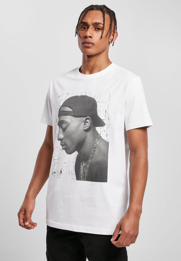 Mister Tee Tupac Cracked Background Tee White