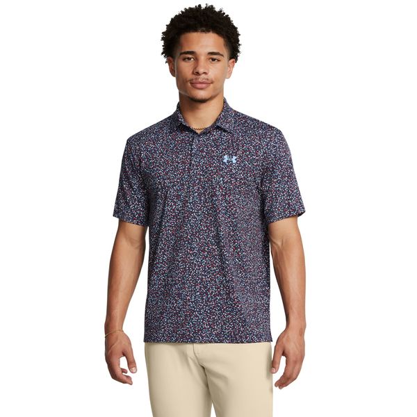 Under Armour UA Playoff 3.0 Printed Polo-BLU