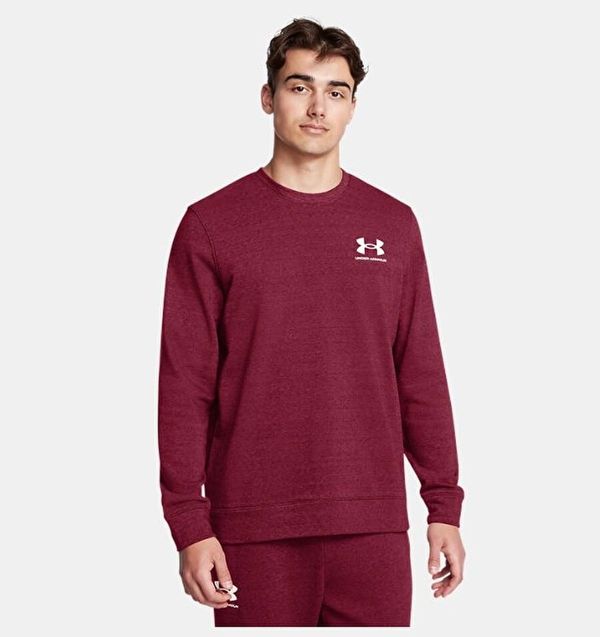 Under Armour UA Rival Terry LC Crew-RED