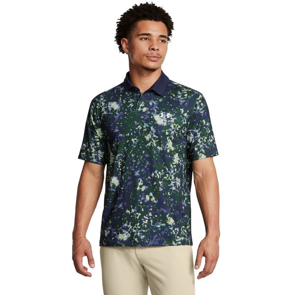 Under Armour UA T2G Printed Polo-GRN