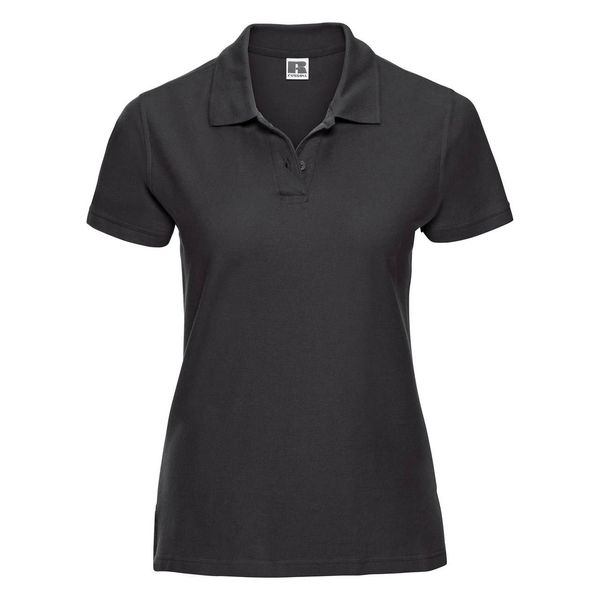 RUSSELL Ultimate Russell Women's Black Polo Shirt