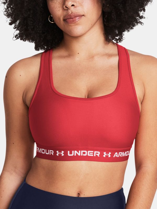 Under Armour Under Armour Bra Crossback Mid Bra-RED - Women