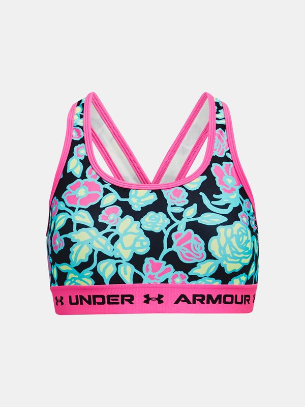 Under Armour Under Armour Bra G Crossback Mid Printed-BLK - Girls