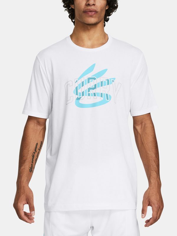 Under Armour Under Armour Curry Champ Mindset Tee-WHT T-Shirt - Men's