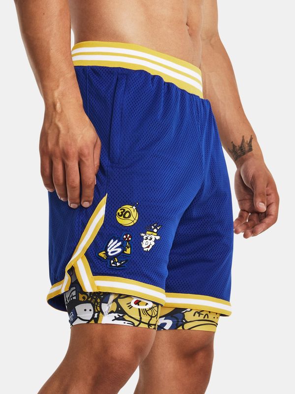 Under Armour Under Armour Curry Mesh Short 2-BLU - Men's