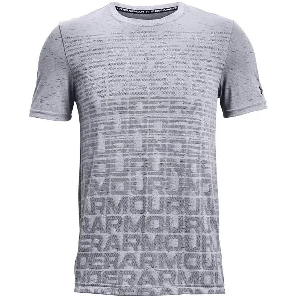 Under Armour Under Armour Men's T-Shirt Seamless Wordmark SS Grey S