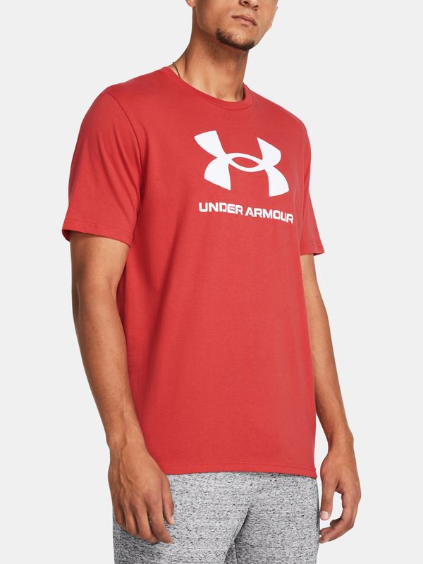 Under Armour Under Armour Red T-Shirt UA SPORTSTYLE LOGO UPDATE SS