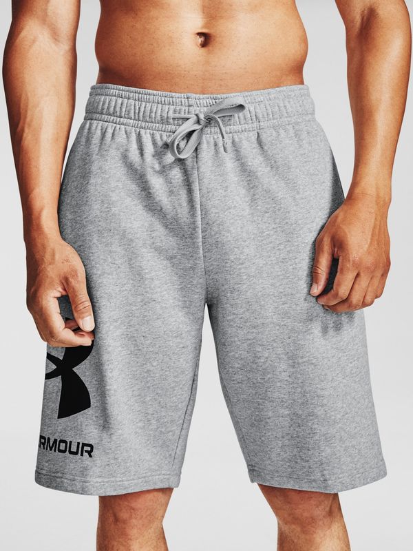 Under Armour Under Armour Shorts UA Rival FLC Big Logo Shorts-GRY - Men