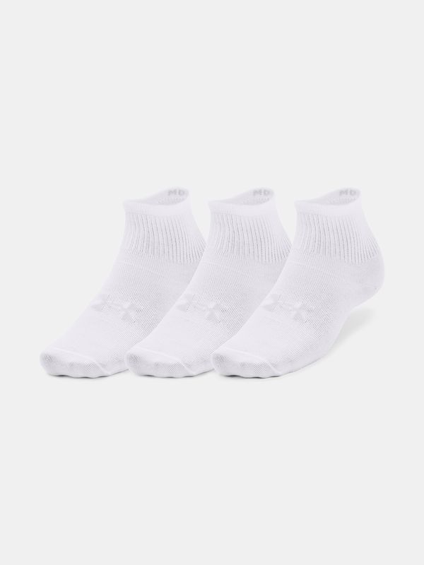 Under Armour Under Armour Socks UA Essential 3pk Qtr Yth-WHT - unisex