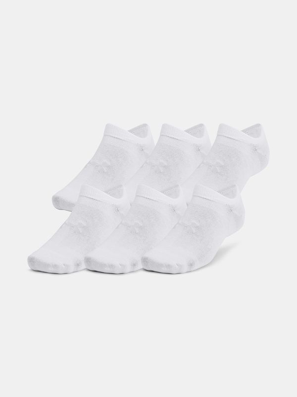 Under Armour Under Armour Socks UA Essential No Show 6pk-WHT - unisex