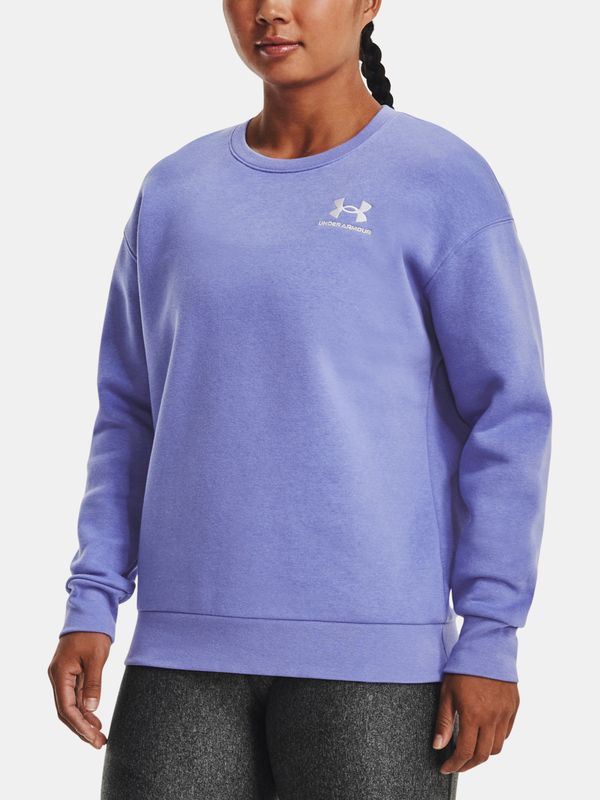 Under Armour Under Armour Sweatshirt Essential Fleece Crew-BLU - Women