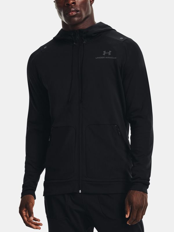 Under Armour Under Armour Sweatshirt Rush All Purpose FZ HD-BLK - Mens