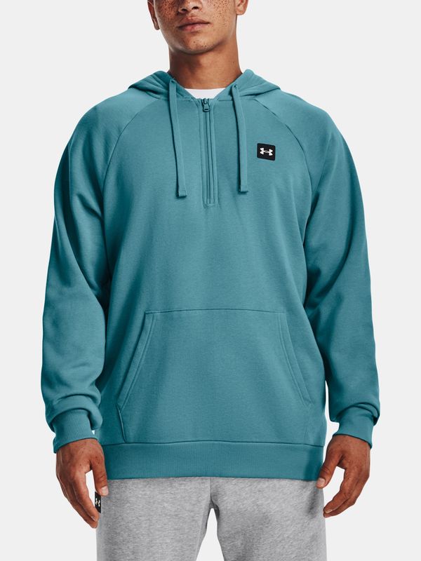 Under Armour Under Armour Sweatshirt UA Rival Fleece 1/2 Zipper HD-BLU - Mens