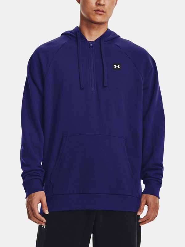 Under Armour Under Armour Sweatshirt UA Rival Fleece 1/2 Zipper HD-BLU - Mens