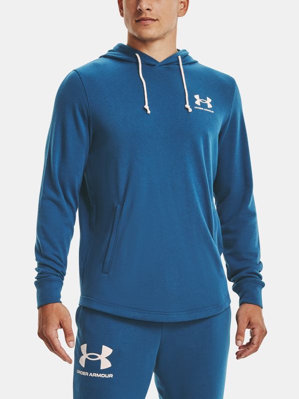 Under Armour Under Armour Sweatshirt UA RIVAL TERRY LC HD-BLU - Mens