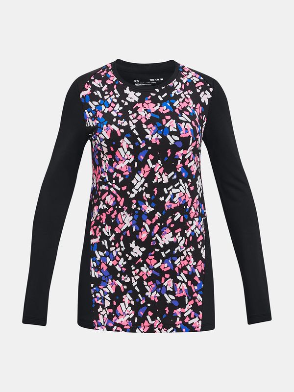 Under Armour Under Armour T-Shirt CW Novelty LS Crew-BLK - Girls