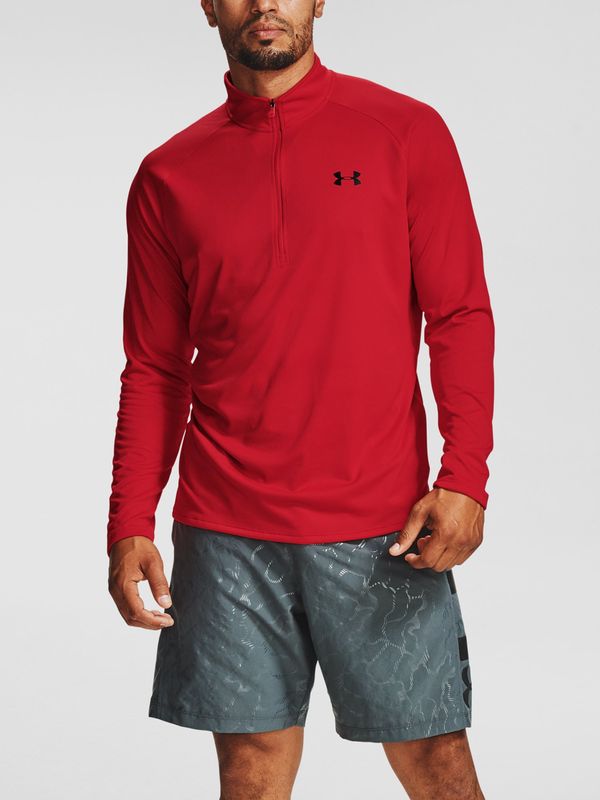 Under Armour Under Armour T-Shirt Tech 2.0 1/2 Zip-RED - Men's