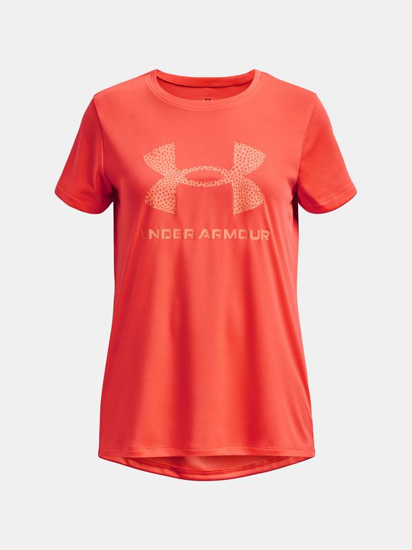 Under Armour Under Armour T-Shirt Tech Solid Print Fill BL SSC-ORG - Girls