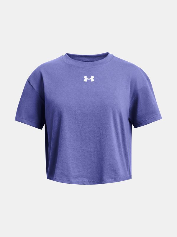 Under Armour Under Armour T-Shirt UA CROP SPORTSTYLE LOGO SS-PPL - Girls