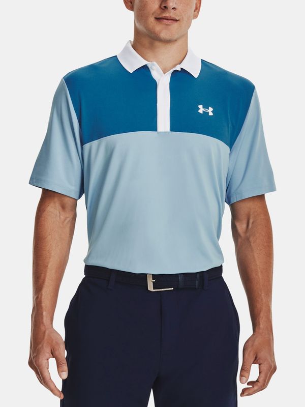 Under Armour Under Armour T-Shirt UA Perf 3.0 Color Block Polo-BLU - Men