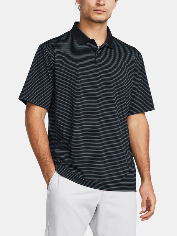 Under Armour Under Armour T-Shirt UA Perf 3.0 Stripe Polo-BLK - Men's