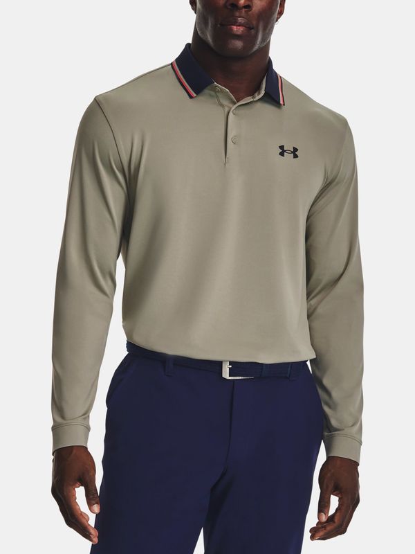 Under Armour Under Armour T-Shirt UA Playoff 3.0 LS Polo-GRN - Men's