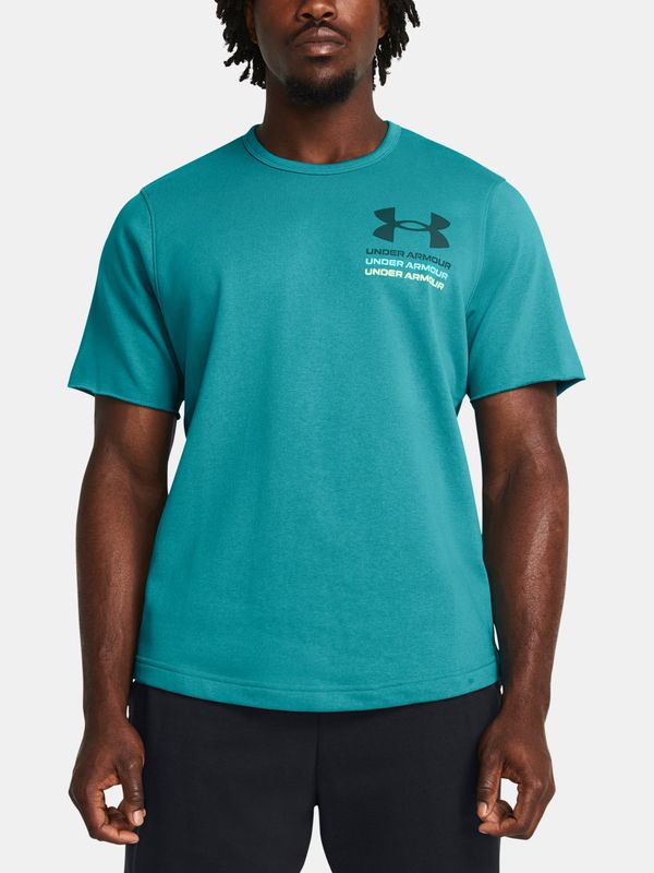 Under Armour Under Armour T-shirt UA Rival Terry SS Colorblock-BLU - Men