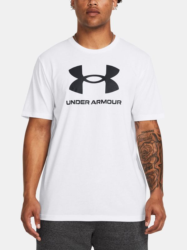 Under Armour Under Armour T-Shirt UA SPORTSTYLE LOGO UPDATE SS-WHT - Men