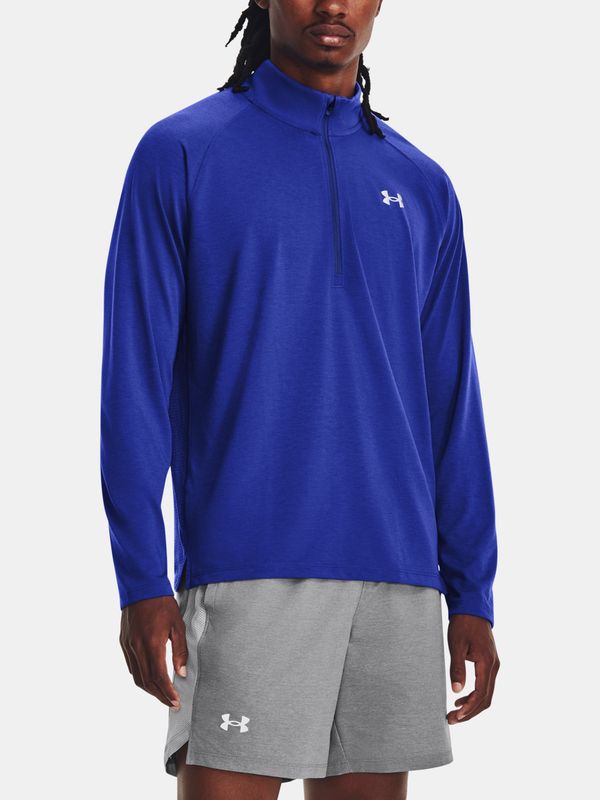 Under Armour Under Armour T-Shirt UA STREAKER HALF ZIP-BLU - Men