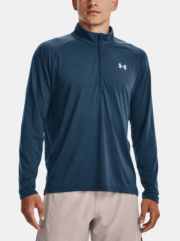 Under Armour Under Armour T-Shirt UA STREAKER HALF ZIP-BLU - Men