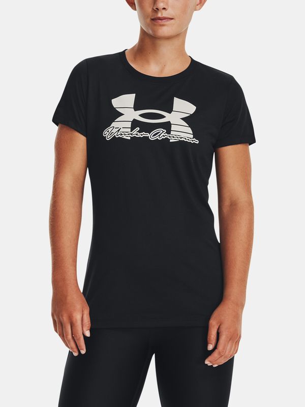 Under Armour Under Armour T-Shirt UA Tech Solid Script SSC-BLK - Women