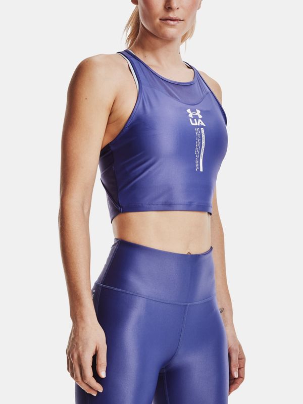 Under Armour Under Armour Tank Top Iso Chill Crop Tank-PPL - Women's