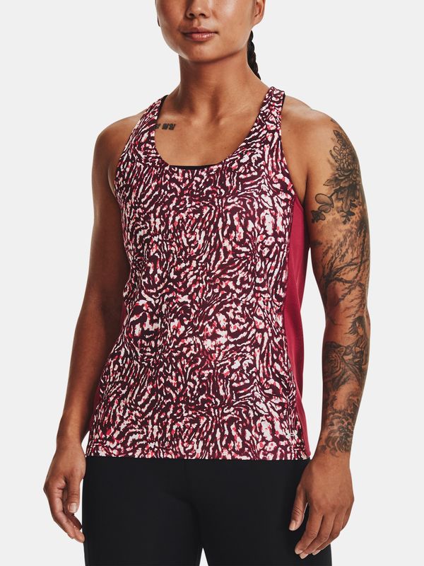 Under Armour Under Armour Tank Top UA Fly By Printed Tank-PNK - Women