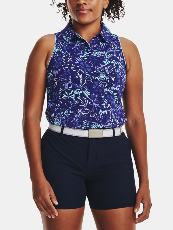 Under Armour Under Armour Tank Top UA Iso-Chill SL Polo-BLU - Women